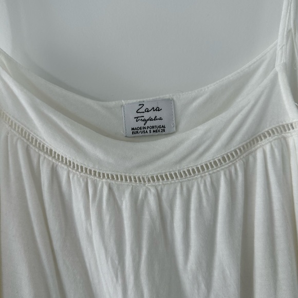 Zara White Tank Top Size S
Excellent condition - Picture 2 of 3